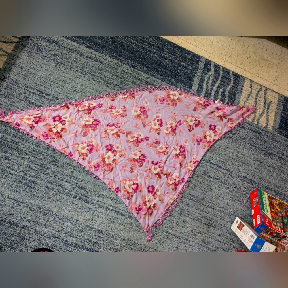 Woman's beaded scarf